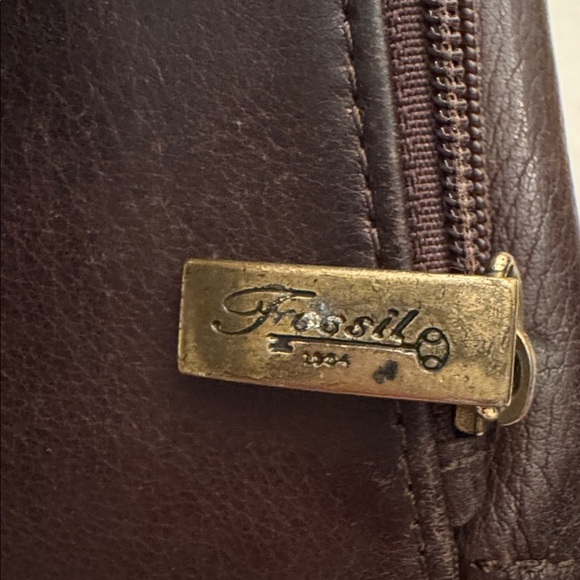 VTG! Fossil Dark Brown Leather Wallet - Picture 13 of 14